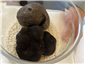 black truffles displayed